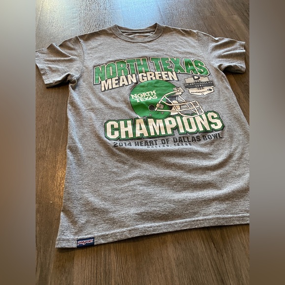 UNT Mean Green Eagles Football Champions Short Sleeve Shirt 2014 - Picture 3 of 7
